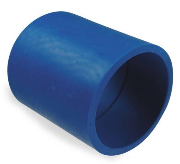 Blauwe mof voor RVS klemkoppeling
