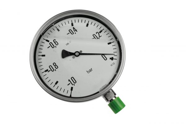 Vacuümmeter Ø160 mm, ½" aansluiting, glycerine