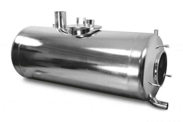 RVS tank horizontaal