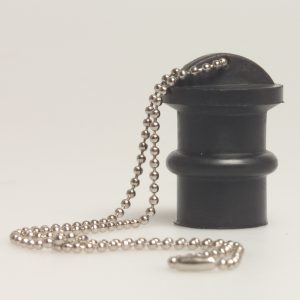 Gummi Stopf Ø16 mm mit Kette korr. Gascoigne D381.172