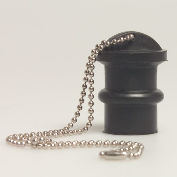 Gummi Stopf Ø16 mm mit Kette korr. Gascoigne D381.172