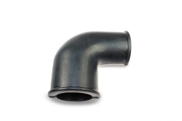 Rubber reduction elbow, 40-30 mm with edge