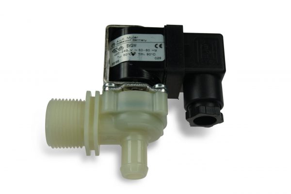 Solenoid valve with PG 11 plug 220 V, single square