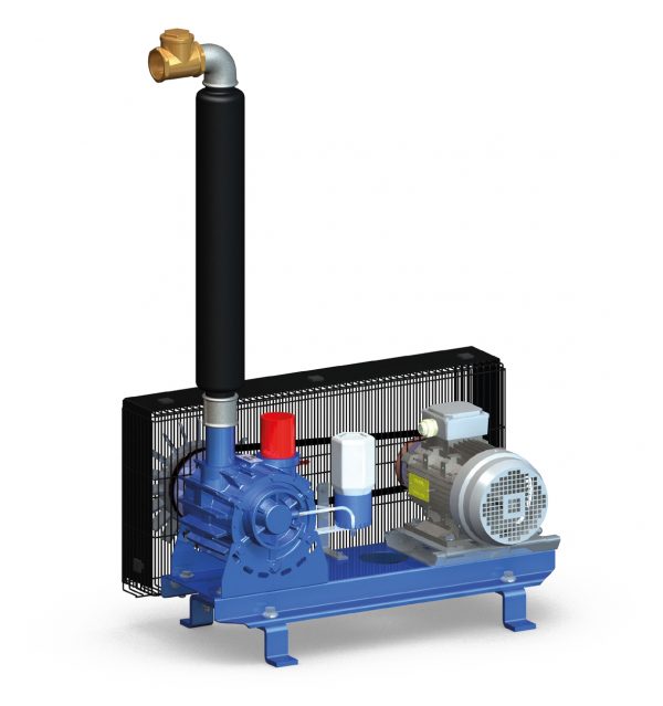 Vakuumpumpe komplett auf Konsole 1000 Ltr./Min.