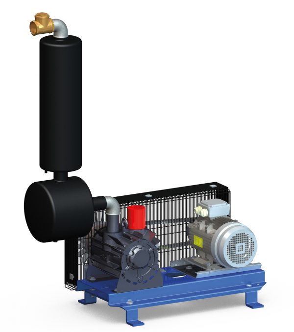 Vakuumpumpe komplett auf Konsole 950 Ltr./Min.